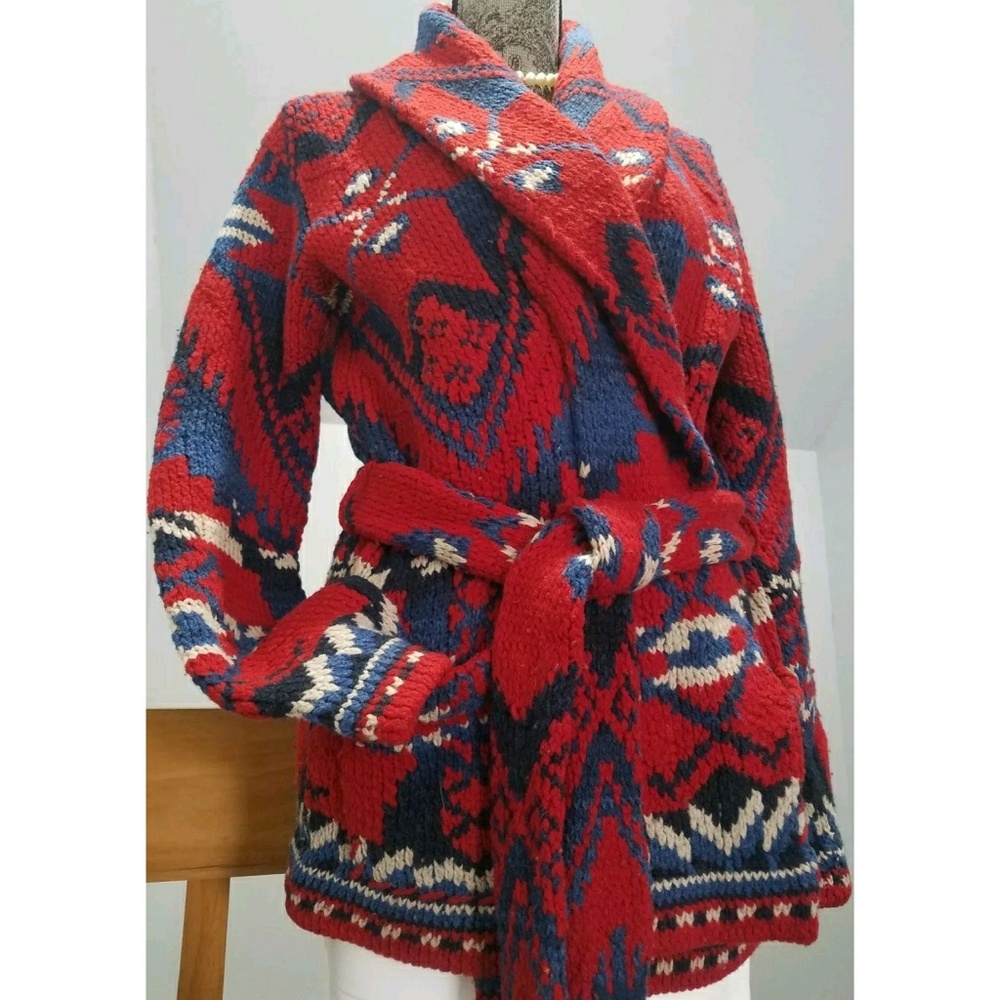 ☆SOLD☆ Ralph Lauren Shawl Collar Cardigan Sweater - Picture 1 of 8